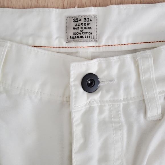 J Crew Men's Jeans 33/30 White - Picture 5 of 7